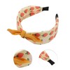 Unique Bargains Girl's Elegant Flower Headbands 6.30"x4.72"x2.05" Orange Yellow 1 Pc - 3 of 3