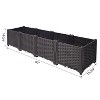 Mlmh & Kngwa 63"W Self-Watering Planter Box Raised Bed - 3 of 4