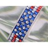 Alilang Stainless Steel Flag Band Fashion Ring with Crystal Rhinestones - 2 of 4