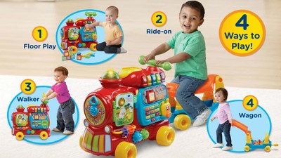 VTech® 4-in-1 Learning Letters Train™ Sit-to-Stand Walker & Ride-On