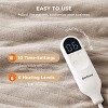 Bedsure Heated Blanket - Fast Heating Electric Blanket Soft Flannel Heated Throw Warm Gifts for Family - 4 of 4