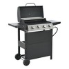 WhizMax Propane Grill 4 Burner Barbecue Grill Stainless Steel Gas Grill - 3 of 4