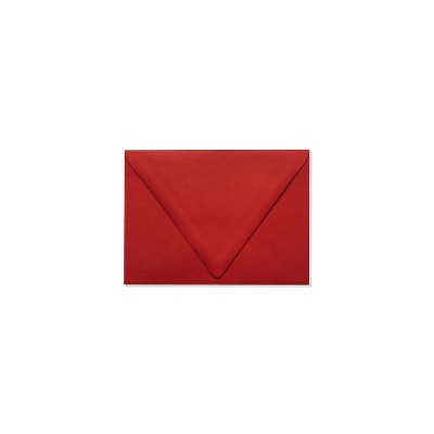 LUX A7 Contour Flap Envelopes 5 1/4 x 7 1/4 50/Box Ruby Red EX-1880-18-50