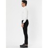 Lars Amadeus Men's Dress Striped Slim Fit Flat Front Business Trousers - 4 of 4