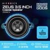 Hifonics Zeus ZS35CX 3.5 Inch 2 Way 125W Car Audio Coaxial Speakers  with Mylar Dome Tweeter and Alpha Cellulose Poly Woofers, Pair - 2 of 4