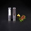 Cole & Mason 7.09" 2pc Acrylic/Steel/Cement Regent Gift Set Gray/Clear/Silver: Modern Salt & Pepper Mills, 2-Year Warranty - 3 of 4