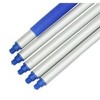 Pool Central Aluminum Swimming Pool Straight Extension Pole for Skimmers 5pc 4' - Silver/Blue - 3 of 3