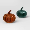 3pk Fall Glass Pumpkins - Threshold™ - 3 of 3