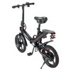 GOOFY Stripe 16 Big Battery Foldable Electric Bike for Adults, 48V 500W Rear hub Motor - 4 of 4