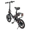 GOOFY Stripe 16 Big Battery Foldable Electric Bike for Adults, 48V 500W Rear hub Motor - image 4 of 4