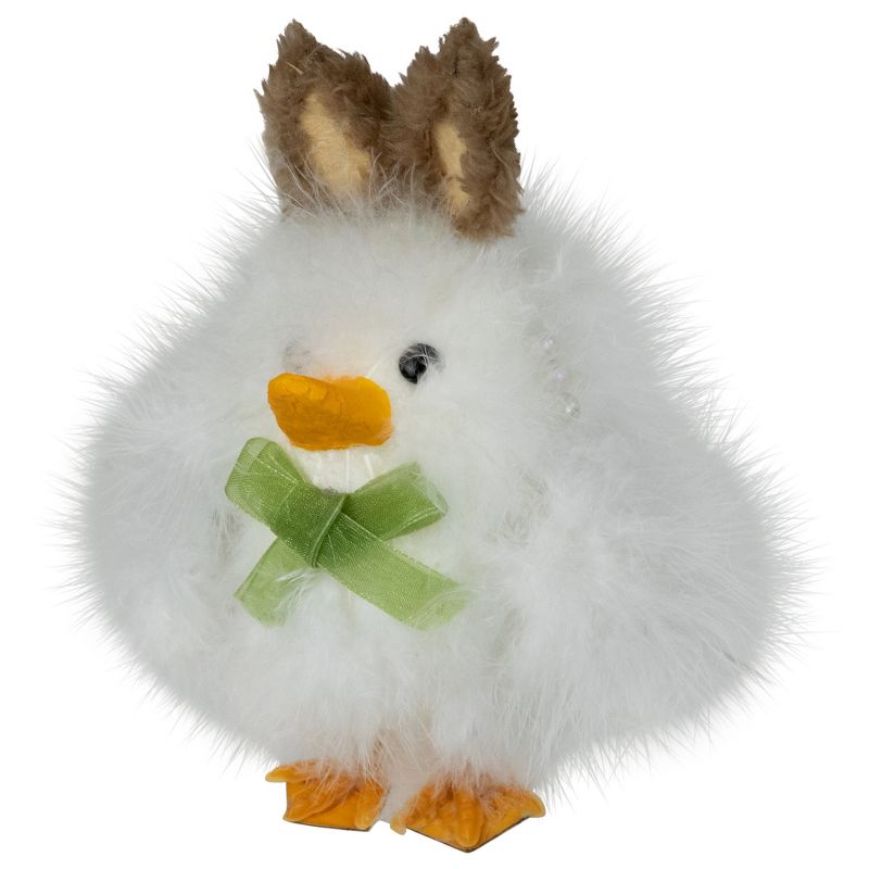 Northlight Duck with Bunny Ears Easter Figurine - 5.5" - White, 4 of 6