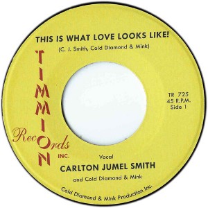 Cold Diamond & Mink - This Is What Love Looks Like!/This Is What Love Looks Like! (Instru) (vinyl 7 inch single) - 1 of 1