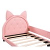 KTMBDW Twin Daybed, Twin Size Luxury Tufted Daybed, Upholstered Twin Daybed Frame, Sofa Bed for Bedroom Living Room, Pink - 4 of 4