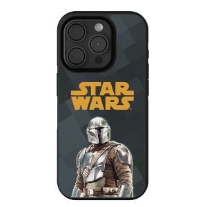 Keyscaper Star Wars Mandalorian Color Block Bump Cell Phone Case for Apple iPhone - 1 of 4