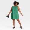 Women's Linen Woven Mini Shift Dress - Ava & Viv™ - 3 of 3