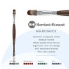 Borciani e Bonazzi UNICO Synthetic Mongoose Artist Paint Brush - Series 802 Filbert - Size #12 - Watercolors, Oil & Acrylic Paint - Handcrafted in - 2 of 4