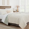 Reversible Printed Voile Ditsy Floral Quilt Off-White - Threshold™ - image 2 of 4