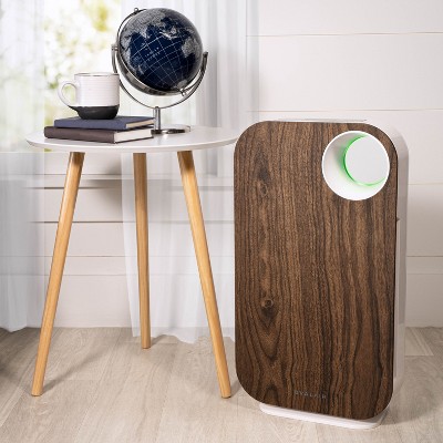 Dark Wood 3-Stage H13 True HEPA Air Purifier for 600 sq. ft.