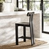Cayde Wood Counter Stool - BST8801 - Safavieh - 2 of 4