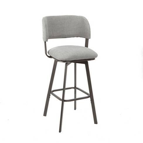 swivel metal bar stools with backs