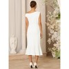 INSPIRE CHIC Women's One Shoulder Formal Sleeveless Cocktail Bodycon Fishtail Maxi Dresses - 4 of 4