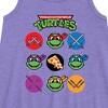 Girls' - Teenage Mutant Ninja Turtles - Turtles Character Grid Graphic Sleeveless Aline Dress - 2 of 3