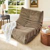 CENGHU Bean Bag Chair with Memory Foam Filling Big Bean Bag for Adults Lazy Sofa Leaf Lounge Sofa for Home, Apartment, Living room - 3 of 4