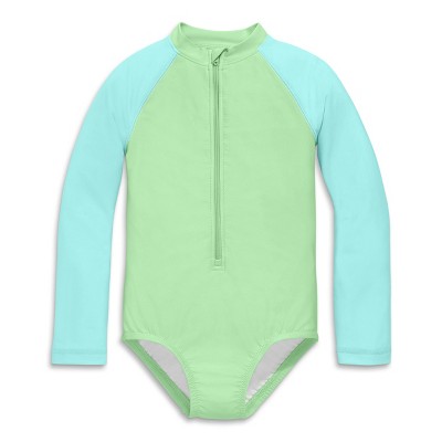 Primary Kids Long Sleeve One-Piece Baseball Rash Guard