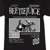 Beetlejuice The Ghost With The Most Crew Neck Short Sleeve Black Heather Women's T-shirt - 2 of 2
