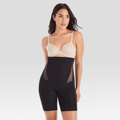 Maidenform Self Expressions Women's Firm Foundations Thighslimmer Se5001 -  Black Xl : Target