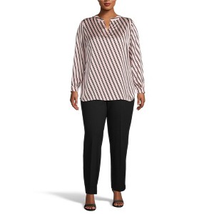 Anne Klein Womens Striped Pullover Blouse - 1 of 1