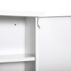 GlasFlength 23.5" Bathroom Storage Cabinets Bathroom Wall Cabinet Modern Medicine Cabinet Wall Mounted with 1 Doors for Room, White - 3 of 4