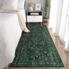 COZONY Vintage Floral Area Rug, Machine Washable Low-Pile Carpet with Non-Slip Backing for Living Room and Bedroom - 3 of 4