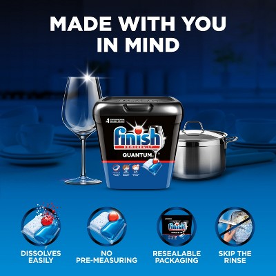 Finish Quantum Dishwasher Detergent Tablets - 70ct