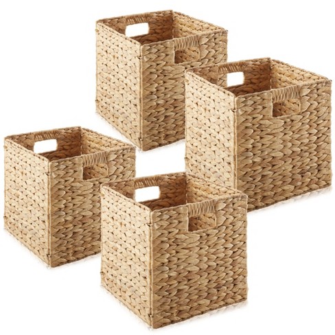 Casafield 10.5 x 10.5 Water Hyacinth Storage Baskets