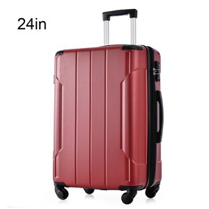 Hardshell Suitcase With Lightweight TSA Approved Locks And 3-level Telescopic Handle Swivel Suitcase Travel Luggage With Expandable Function - 1 of 4