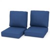 Buenhomino Outdoor Patio Chair Cushions Set, Olefin Fabric Weather-Resistant Outdoor Cushion with zipper - 2 of 4