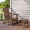 Hyleory HDPE Portable Ottoman,Ergonomic Curved Outdoor Stool - 4 of 4