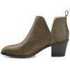 Journee Collection Women's Lola Pull On Stacked Heel Booties - 3 of 4
