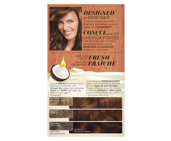 Natural Instincts Clairol Crema Keratina - 6BZ Light Chocolate Brown - 1 kit