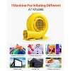 VEVOR Inflatable Blower, 380W&450W, 0.5 & 0.6 HP Bounce House Blower, Pump Commercial Air Blower for Inflatables, Yellow - 3 of 4