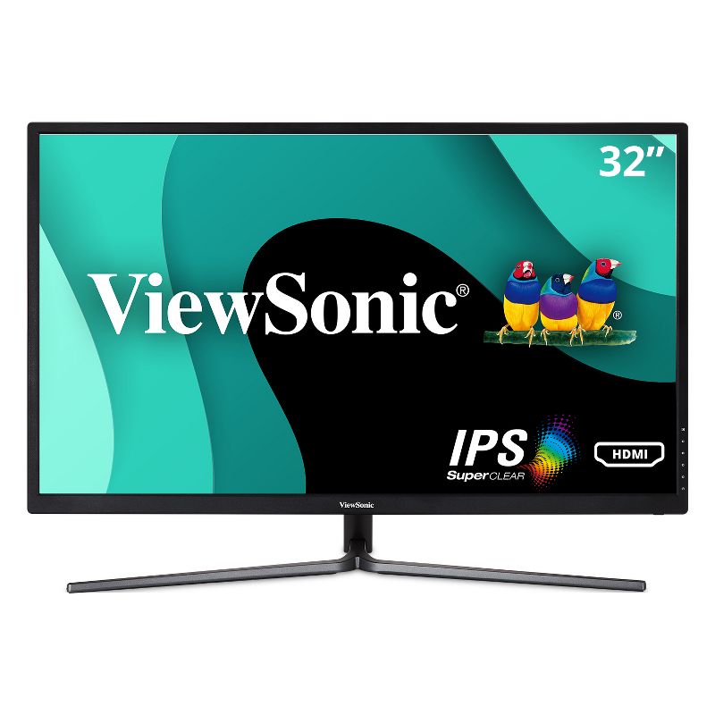 ViewSonic VX3211-2K-MHD 32 Inch IPS WQHD 1440p Monitor with 99% sRGB Color Coverage HDMI VGA and DisplayPort, 1 of 10