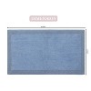 Home Weavers Luxury Collection 100% Cotton Tufted Bathroom Rug, Non-Slip Latex Bath Rug - 3 of 4
