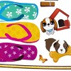 Slickblue Slipper Party Vinyl Wall Decals – Cute 13x23.5 Inch Stickers for Living Room, Bedroom, & Home Decor - 2 of 3
