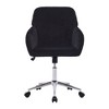 CAVINAS Adjustable Office Chair, Velvet Home Office Desk Chair, Ergonomic Office Chair, Swivel Chair, Backrest Seat, Desk Chair Comfy - 4 of 4