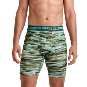 Jockey Sport Men's Stability Pouch Microfiber 9" Long Leg Boxer Brief - 1 of 3