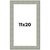 PosterPalooza | Sculpted Blue Picture Frame - UV Acrylic, Foam Board Backing, Hanging Hardware - 2 of 4