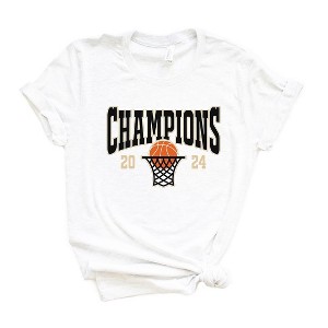 Simply Sage Market Women's College Basketball 2024 Champions IN Short Sleeve Graphic Tee - 1 of 3
