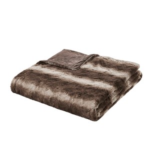 Alaina Faux Fur Throw - 1 of 4