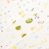 Unique Bargains Self-Adhesive Floral Pattern Nail Art Stickers White Blue 3 Pcs - 3 of 4
